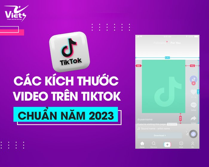 kích thước video trên tiktok - Viets Media