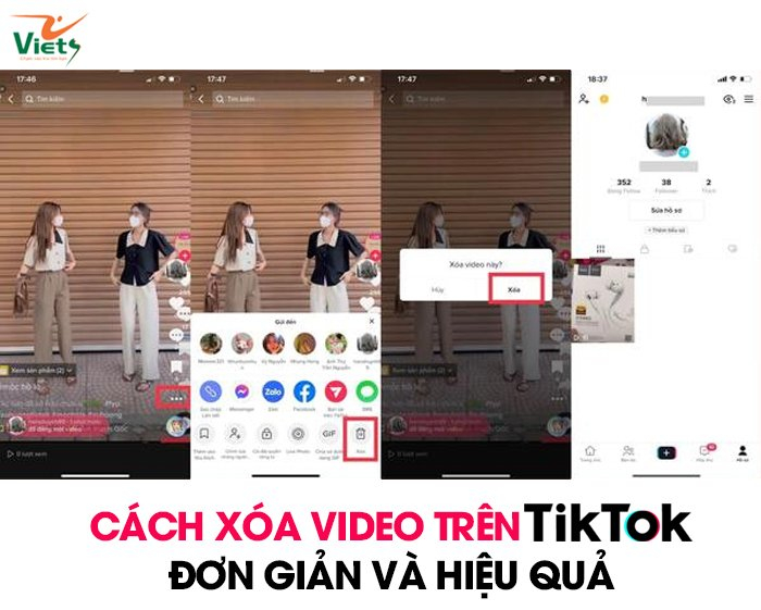 xoá video trên tiktok có bị giảm tương tác không - Viets Media